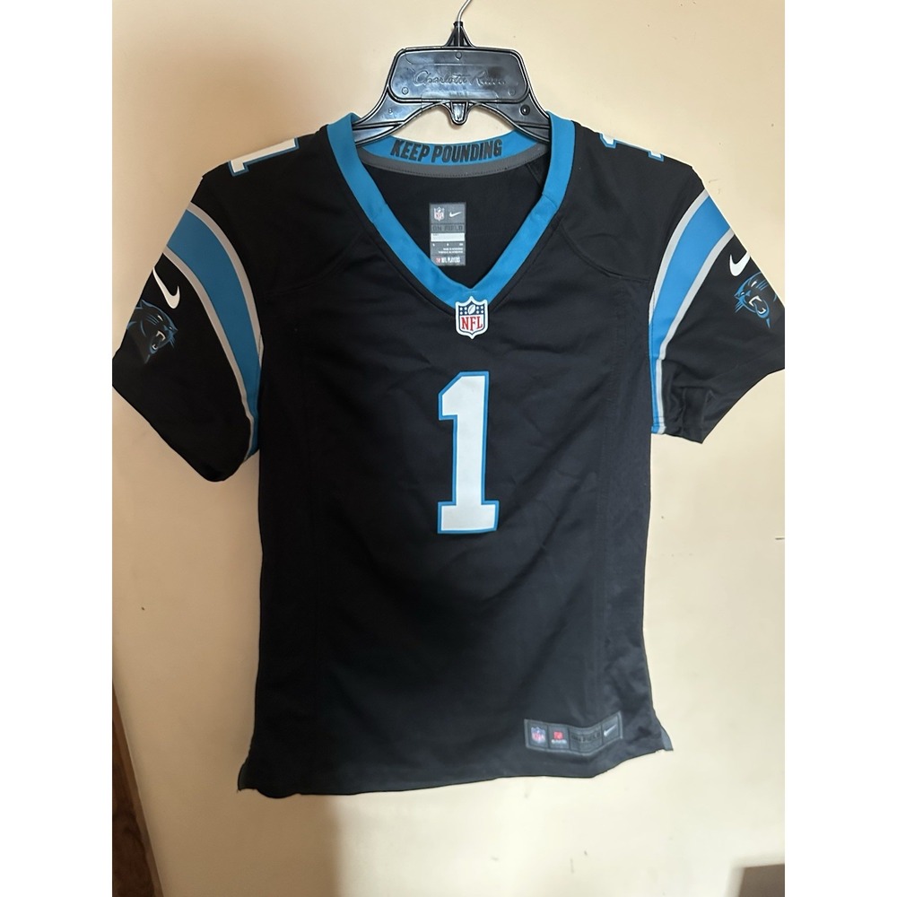 Cam‎ Newton Carolina Panthers Nike On Field Black Womens Jersey Small